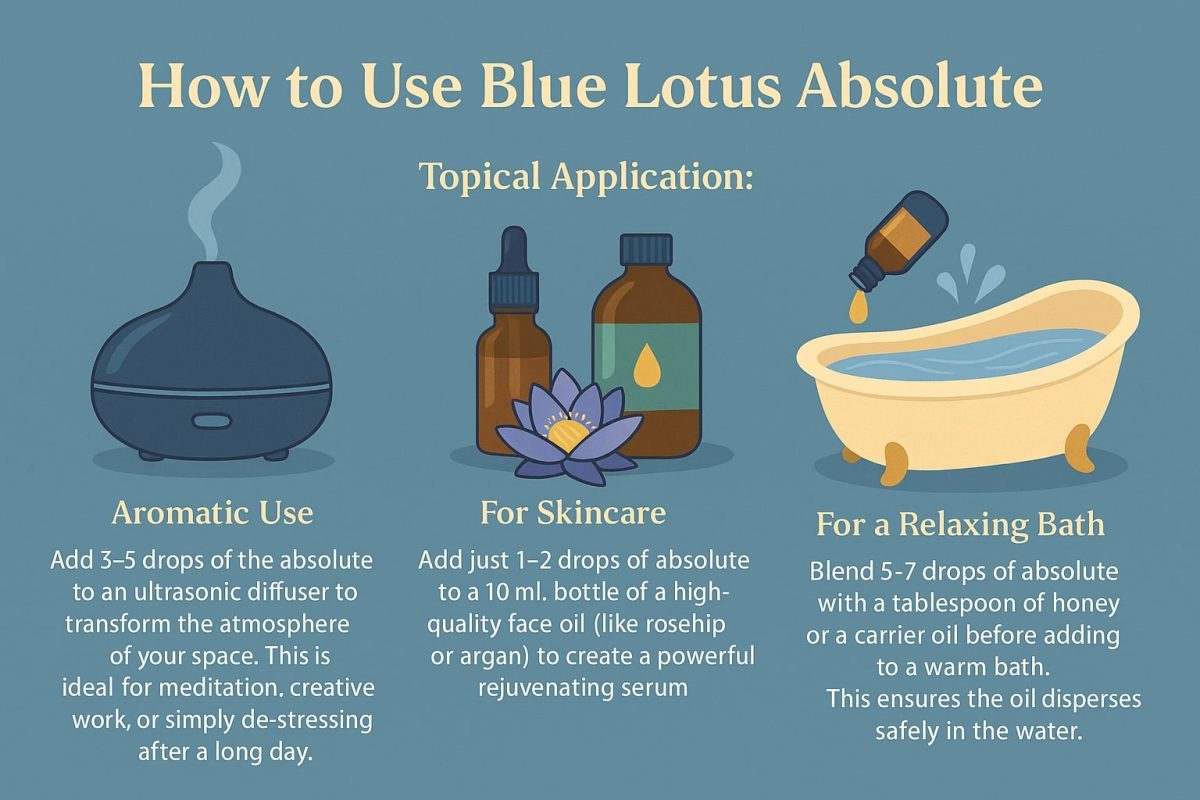 a practical guide to using blue lotus oil