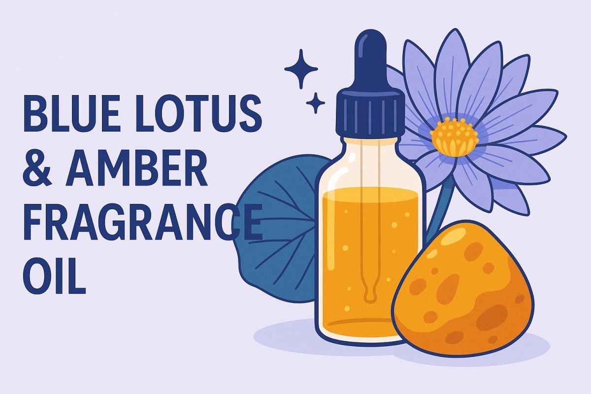 blue lotus and amber fragrance oil