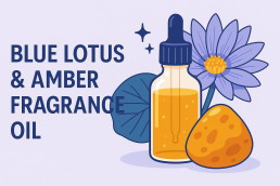 blue lotus and amber fragrance oil