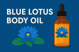 blue lotus body oil