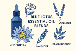 blue lotus essential oil blends
