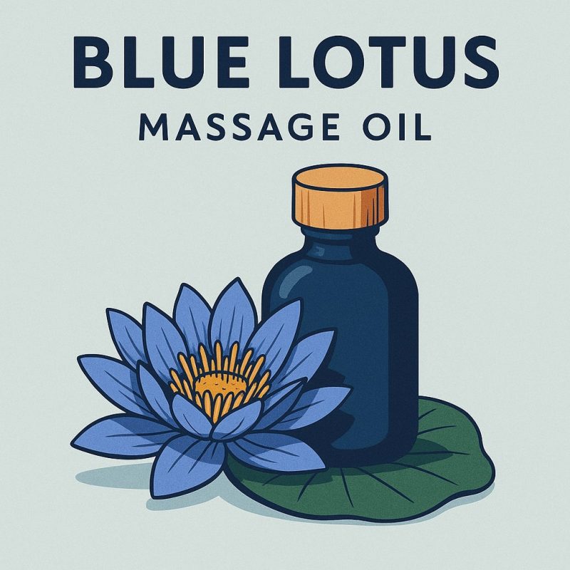 blue lotus massage oil