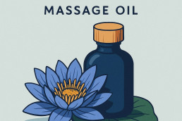 blue lotus massage oil