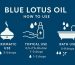 blue lotus oil how to use
