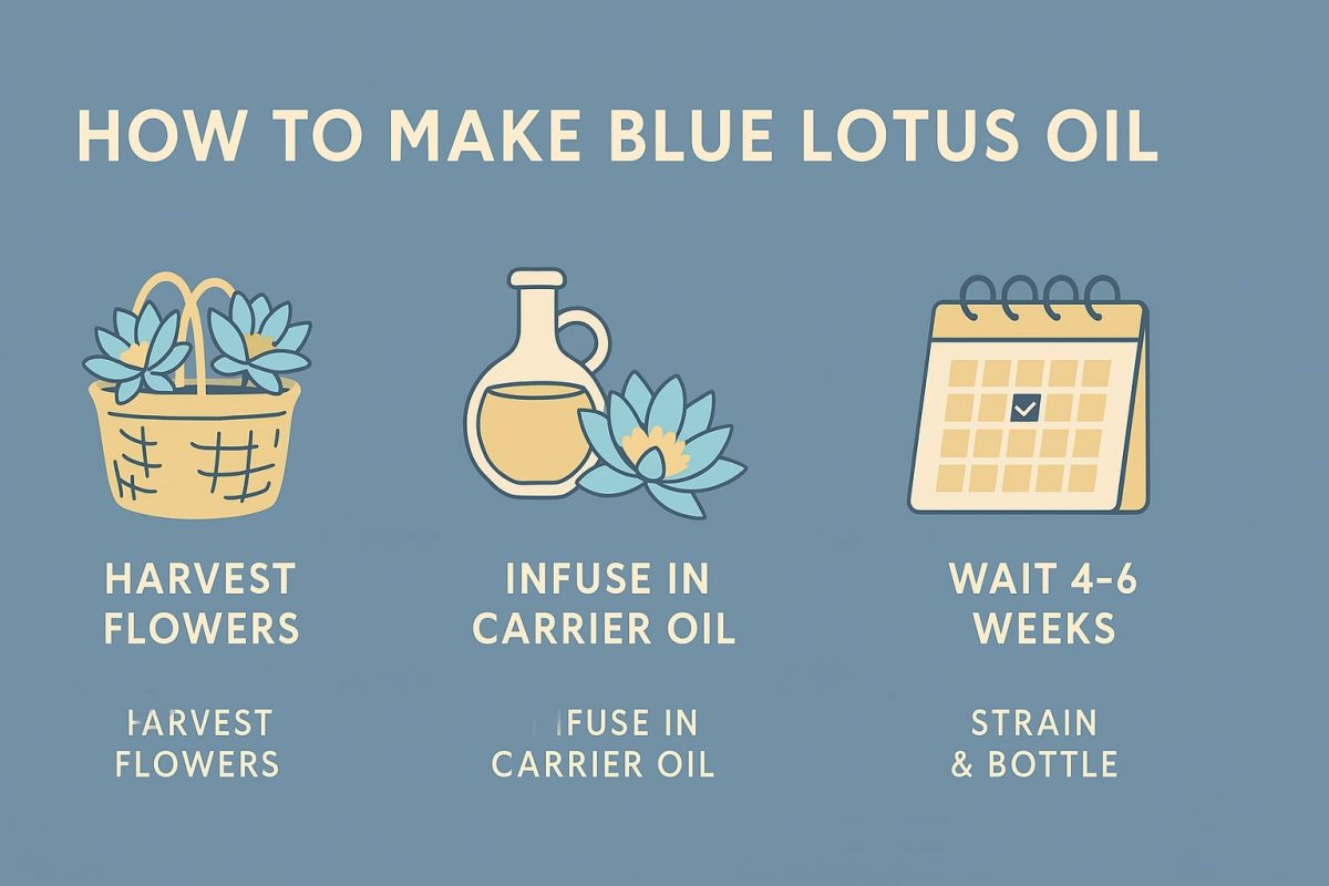 how to make blue lotus oil