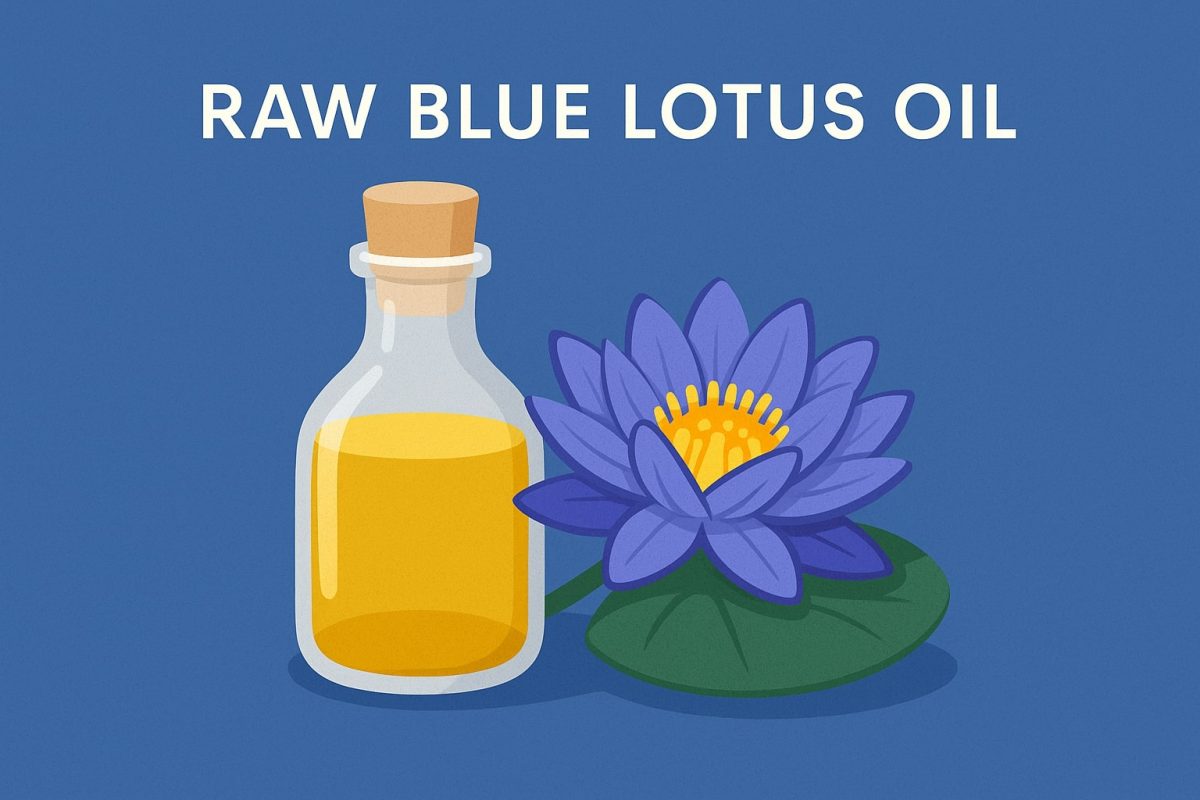 raw blue lotus oil