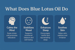 what does blue lotus oil do