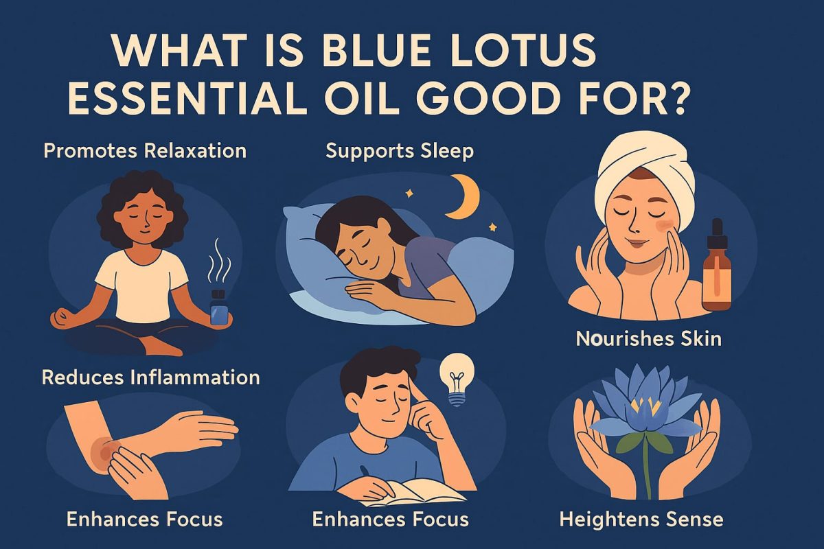 what is blue lotus essential oil good for