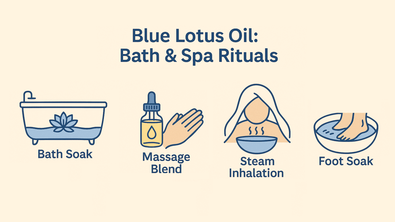 Blue Lotus Oil Bath & Spa Rituals