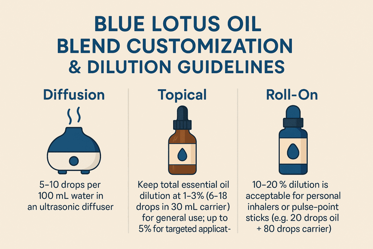 Blue Lotus Oil Blend Customization & Dilution Guidelines Blue Lotus Oil Blend Customization & Dilution Guidelines