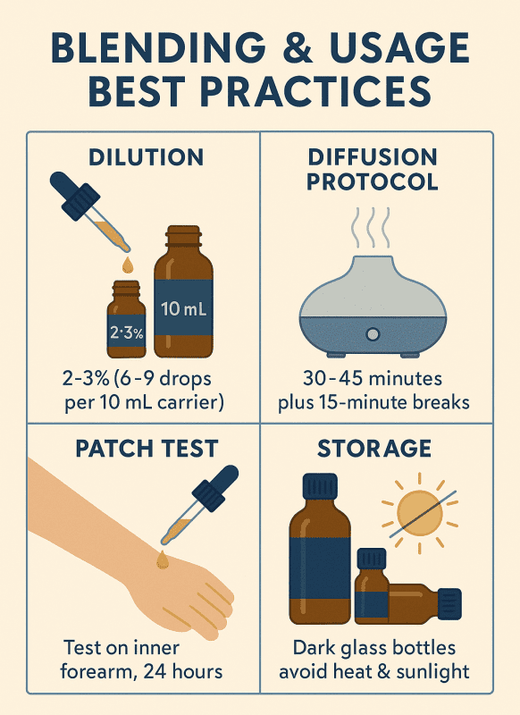 Blue Lotus Oil Blending & Usage Best Practices Blue Lotus Oil Blending & Usage Best Practices