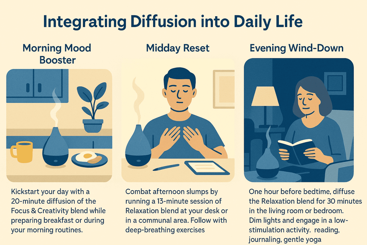 Blue Lotus Oil Integrating Diffusion into Daily Life