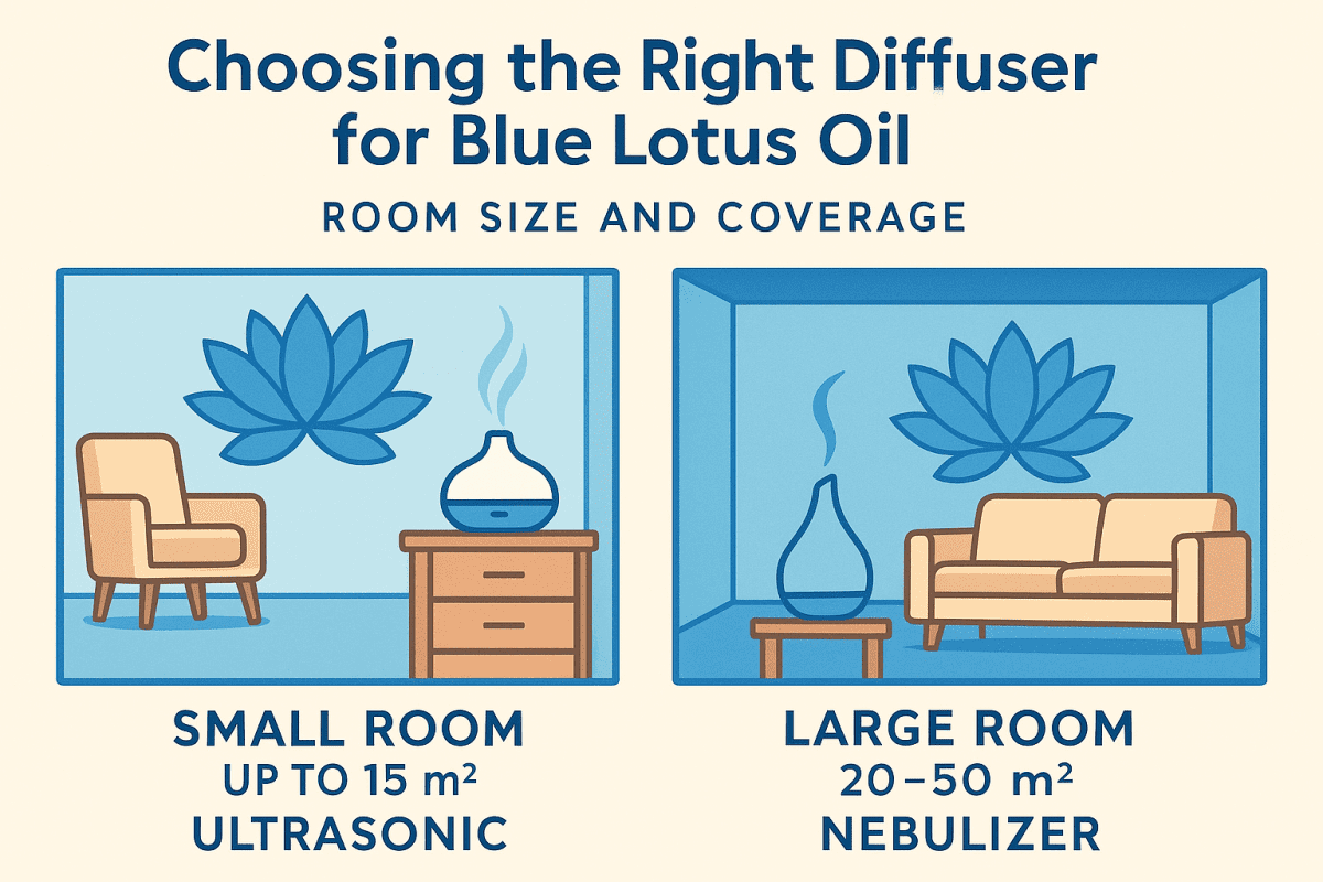 Choosing the Right Diffuser for Blue Lotus Oil