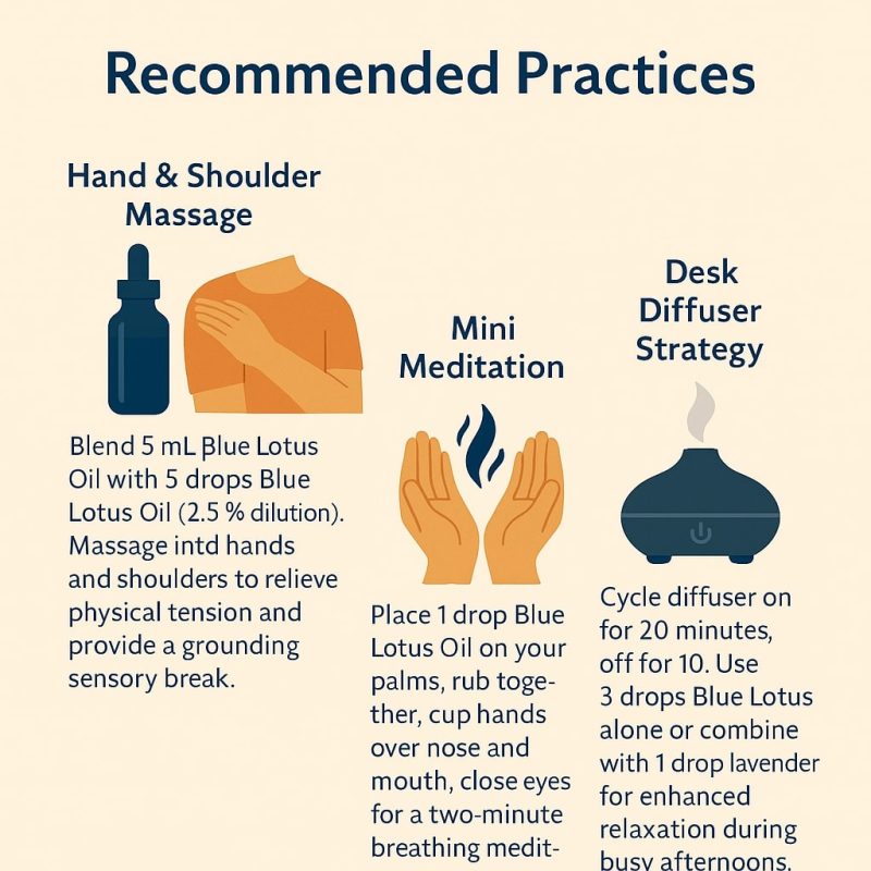blue lotus oil afternoon stress reliever recommended practices blue lotus oil afternoon stress reliever recommended practices