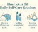 blue lotus oil daily self care routines