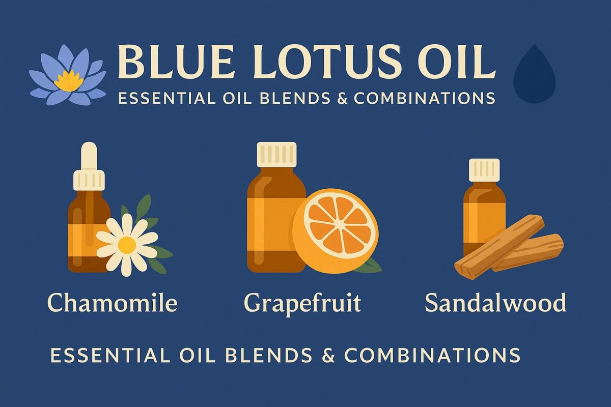 blue lotus oil essential oil blends combinations