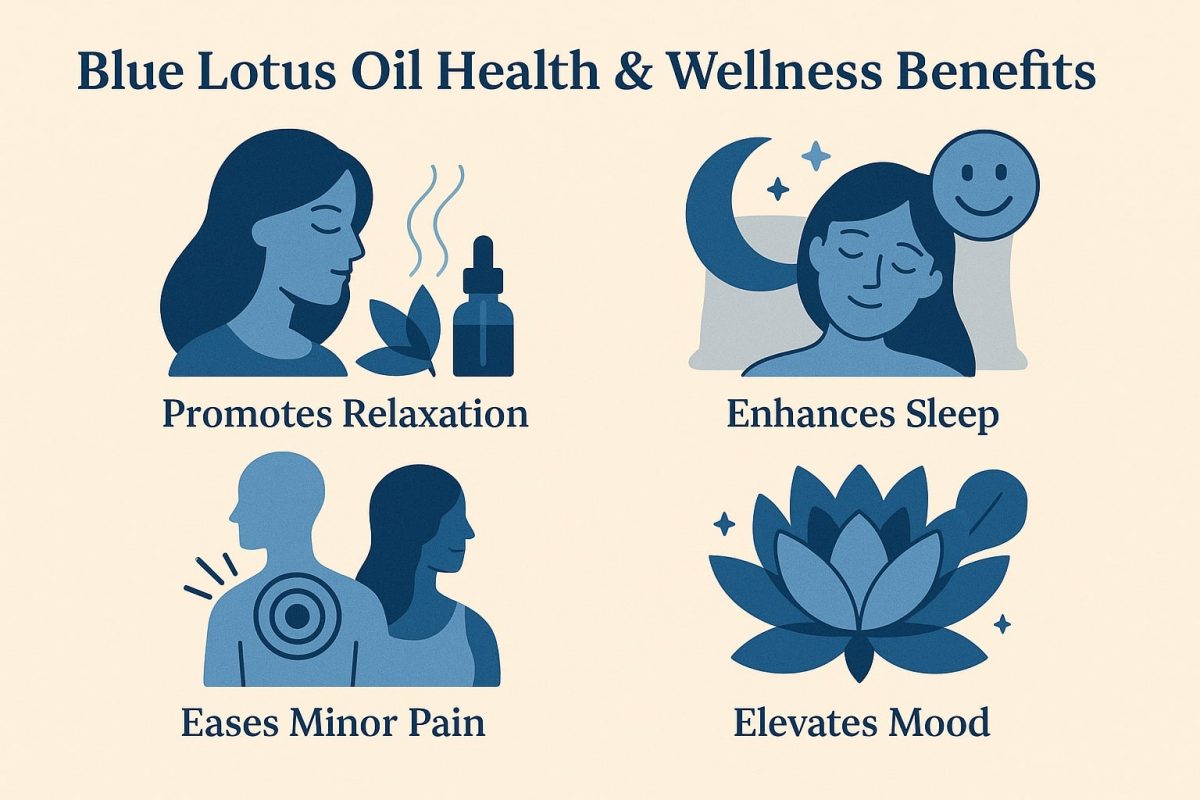 blue lotus oil health wellness benefits