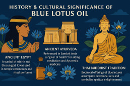 history cultural significance of blue lotus oil