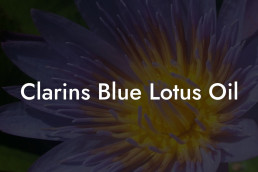 Clarins Blue Lotus Oil
