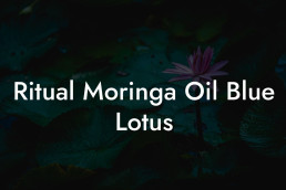 Ritual Moringa Oil Blue Lotus