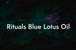 Rituals Blue Lotus Oil